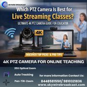Which type of Camera is best for live streaming Online classes?